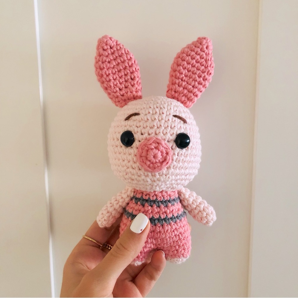 Crochet Piglet Winnie the Pooh Disney Amigurumi Toys Crochet Toys Stuffed Animal